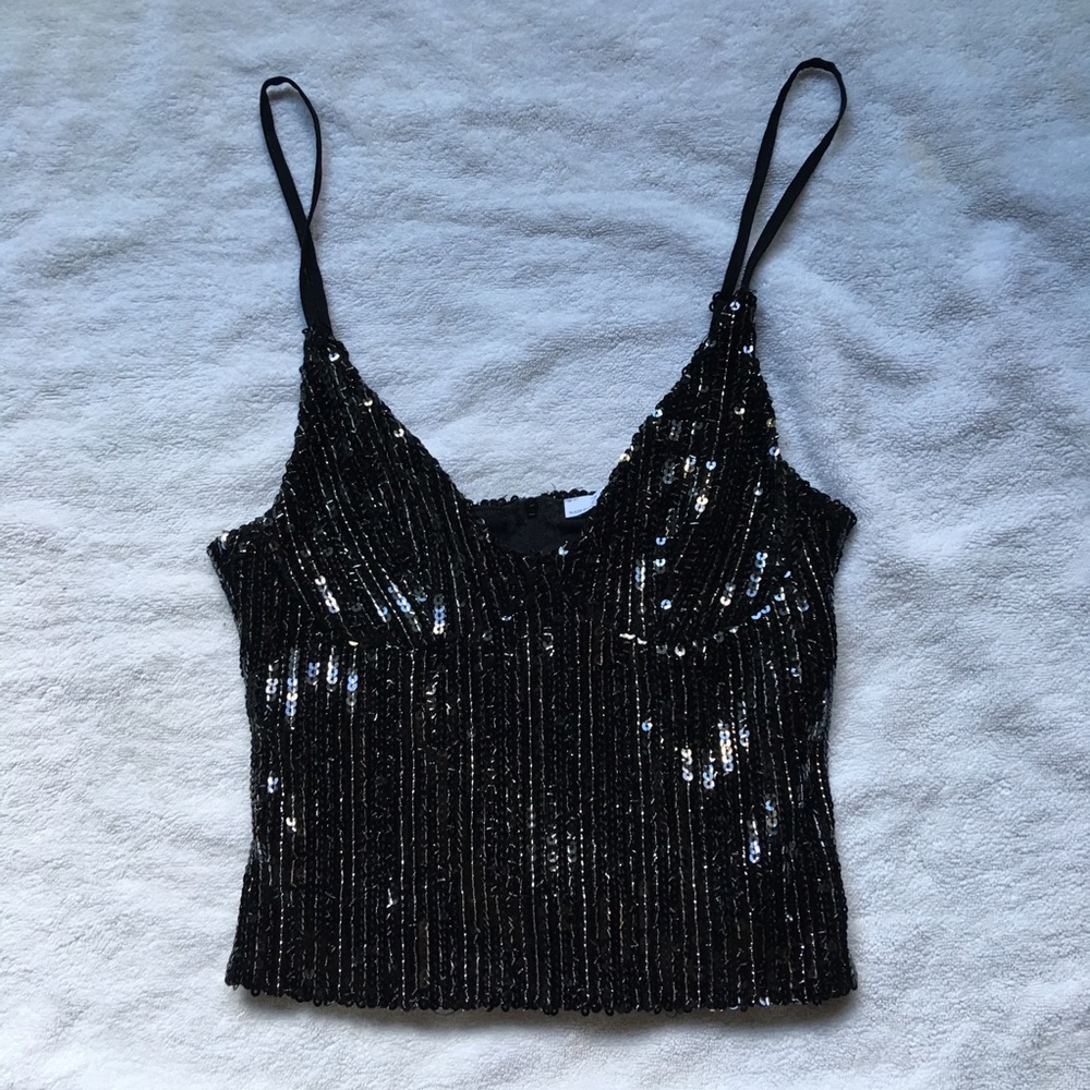 ZARA Sequin Top